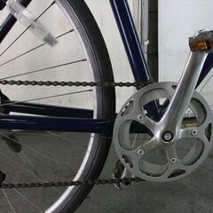 E152　★16800円★整備済み スポーツ中古自転車 アサヒ　ウイークエンドバイク【クロスバイク　青　46㎝】の画像