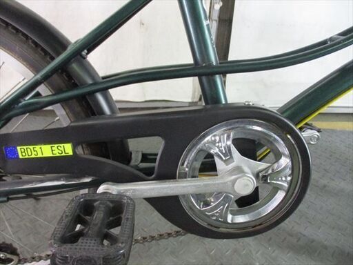 E153　★10000円★　ミニベロ中古自転車 【20インチ 　グリーン】