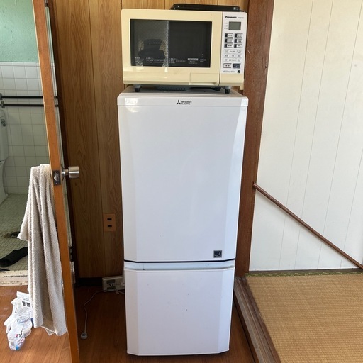 電子レンジと冷蔵庫まとめて