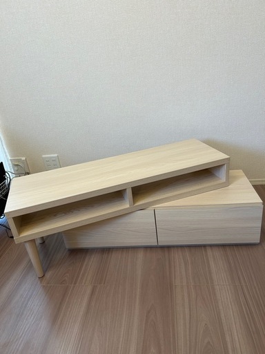 【美品】テレビボード　テレビ台　伸縮式　ローテーブル