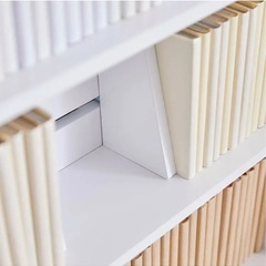 2棚  LOWYA　ロウヤ　ブックシェルフ120cm　3段　白   USED  本棚の画像