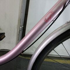 E158　★限定特価★ 中古自転車 BS【26インチ　軽快車　ピンク　LEDオートライト 】の画像
