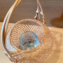 竹の花器　　竹籠　カゴ　　竹細工の画像