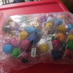 猫用ボールキラキラ一袋５個セットの画像