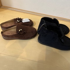 新品ショートブーツとスリッポンのセットの画像