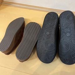 新品ショートブーツとスリッポンのセットの画像