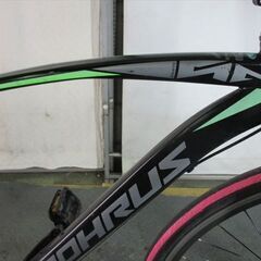 E162　★10000円★整備済み スポーツ中古自転車 ブラック　６段変速　48ｃｍ【クロスバイク】の画像