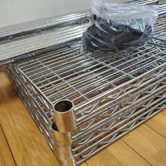 ワイヤーラック　67X36X120 【2台セット】ユニットシェルフ　スチールラックの画像