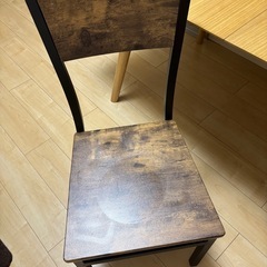 ダイニングチェア　2脚セットの画像