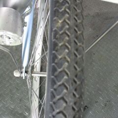 E163　★12800円★整備済み 中古子供自転車 ブリヂストン　リコリーナ　ブルー　３段変速付き【24インチ 】 (*^▽^*)の画像