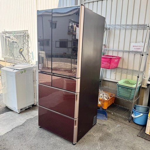 早勝ち限定価格日立 6ドア 冷蔵庫 615L R-WX6200G