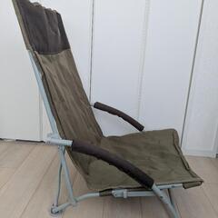 【キャンプ チェア】ロゴスハイバックあぐらチェアの画像