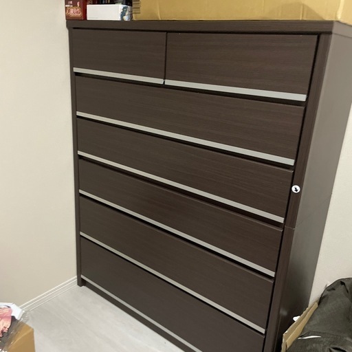 最終値下げ・本日20時まで】ニトリ6段チェスト エナメル ホワイト 幅40