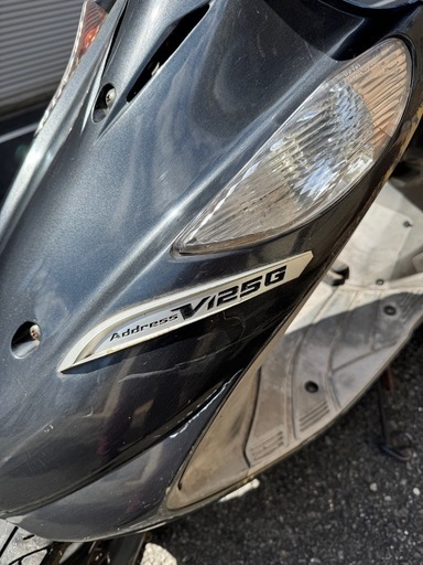 アドレスV125G グリップヒーター付き 現状車 修理要 アドレスV125G グリップヒーター付き 現状車 修理要