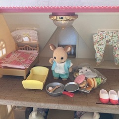 シルバニアファミリーセット【保健室&音楽会セット付き】の画像