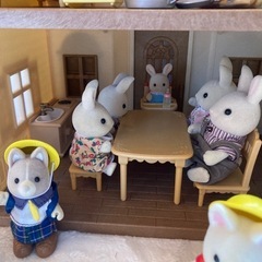 シルバニアファミリーセット【保健室&音楽会セット付き】の画像