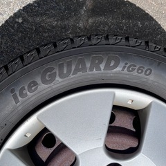 ホイール付き タイヤ 4本 195/60 R15 4 tiresの画像