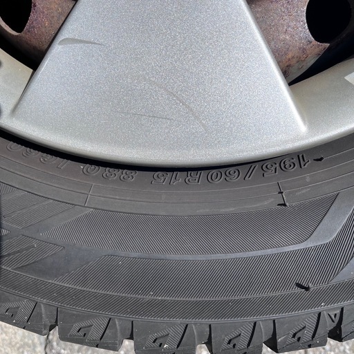 ホイール付き タイヤ 4本 195/60 R15 4 tires