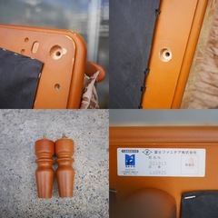 0円　即日引き渡し可 富士ファニチャー　3Pソファ　差し上げます。　ロココ　クラシックの画像