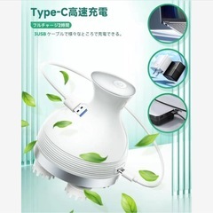 ⭐️新品⭐️電動頭皮ブラシ 頭皮ブラシ 頭皮ケア IPX7防水 乾湿両用 3D振動の画像