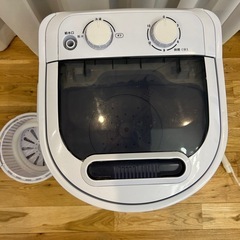 洗濯機 小型 小型洗濯機 一人暮らし 靴 脱水 縦型  脱水付き 3kg 洗濯 脱水 分け洗い 洗い すすぎ 軽量 コンパクト 靴用洗濯機 別洗い 洗い分けの画像