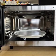 【超美品‼️】アイリスオーヤマ 2021年製 15Lオーブンレンジ ヘルツフリー 1270W ブラック♪の画像