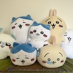 ちいかわ　ハチワレ　うさぎ　ももんが　ぬいぐるみ　まとめて7匹