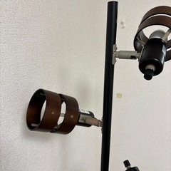 【説明書あり】ニトリ　フロアランプ　ウッドリング2の画像