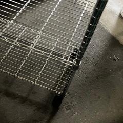 ☆値下げ☆2503-665 ステンレススチールラック キャスター付き 中古の画像