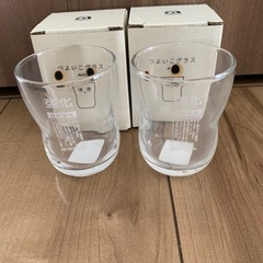 新品未使用　つよいこグラス　nico 2個セットの画像