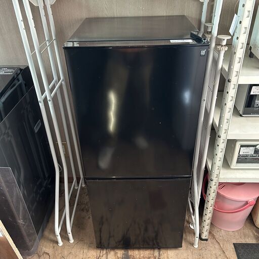 nitori / ニトリ 2022年製 ntr-106bk 2ドア冷蔵庫 n グラシア 106L ブラック 一人暮し used