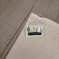 ★新品★リネン生地のクッションカバーの画像
