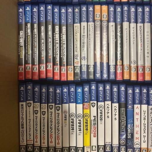 PS4ソフト90本以上をまとめて