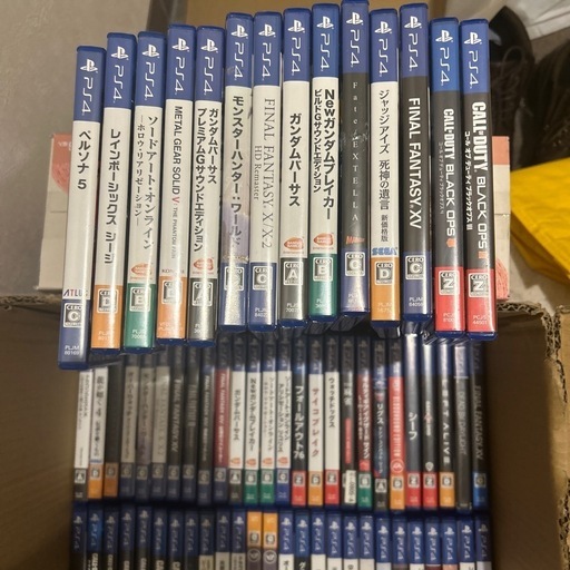 PS4ソフト90本以上をまとめて