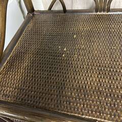 【在庫整理品】籐 ラタン 小物入れ 箪笥 木製 引き出し 古家具 ハイチェスト の画像