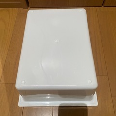 水切りカゴ　ホワイトの画像