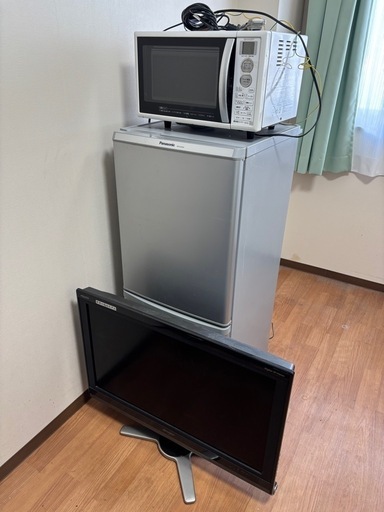 【取引中、冷蔵庫、電子レンジ、テレビ