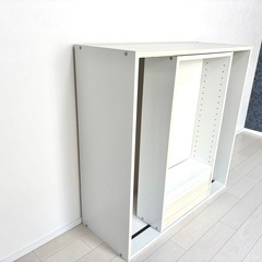 【中古】本棚★大容量‼︎可動棚スライド式の画像