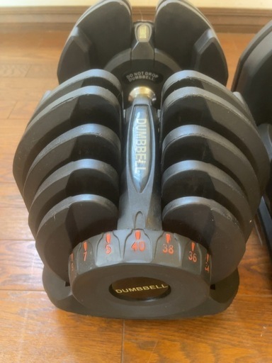可変式ダンベル 40kg×2個
