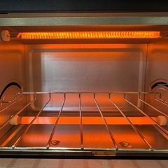 [山善] カーボン トースター オーブントースター 一人暮らし 二人暮らし 2枚焼き 「トーストが90秒で完成」 温度調節 タイマー機能 1200W 受け皿付き ブラック YTSC-C120 2023年製 No2981の画像