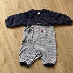 Cottoli ロンパース2着、ベルメゾンロンパース1着のセットの画像