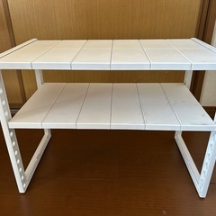 【お譲りします⭐️】ニトリ伸縮ラック　シンク下収納