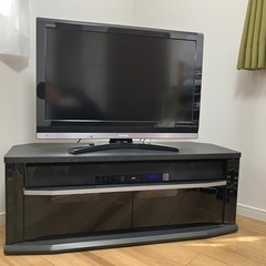 東芝レグザ32V型＋テレビ台＋サウンドバー　セット（単品販売も応相談！）の画像