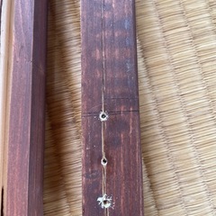 溝付き角材　使いかけ　15本の画像