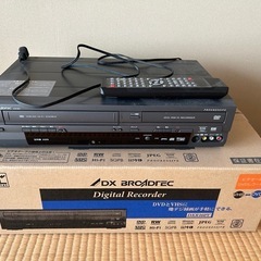 「お話中」VHSビデオ・DVDプレーヤー