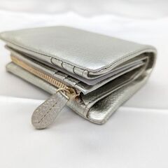【deuxC】シボレザー 二つ折り財布04818017GD☆Ａ品☆質屋 ユニオン本通店 ドゥ・セーの画像