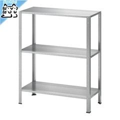 IKEAスチールラック（シルバー）