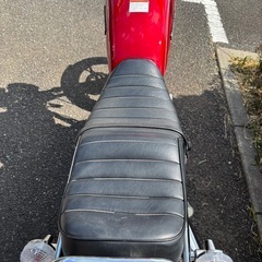 スズキ　GN125H カスタム　赤　旧車スタイル　　　吸い込みの画像