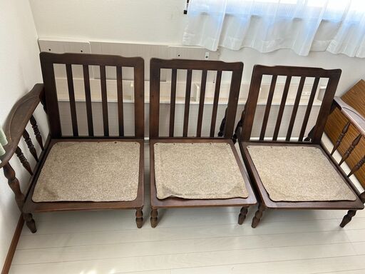 カリモク家具　椅子　3点
