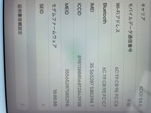 iPad pro9.7セルラー